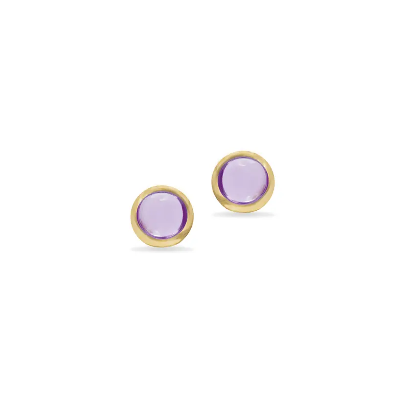 Scrouples Scrouples - 8 kt. ørestikker med ametyst, 7 mm - 124483