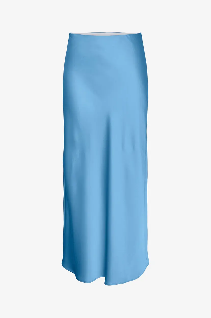 Y.A.S Maxi skjørt yasDottea HW Maxi Column Skirt - Blå