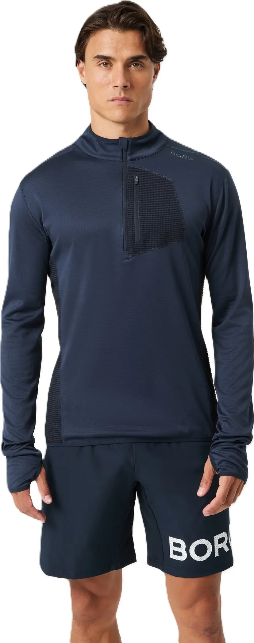 Björn Borg Björn Borg Men's Borg Fleece Midlayer  Night Sky