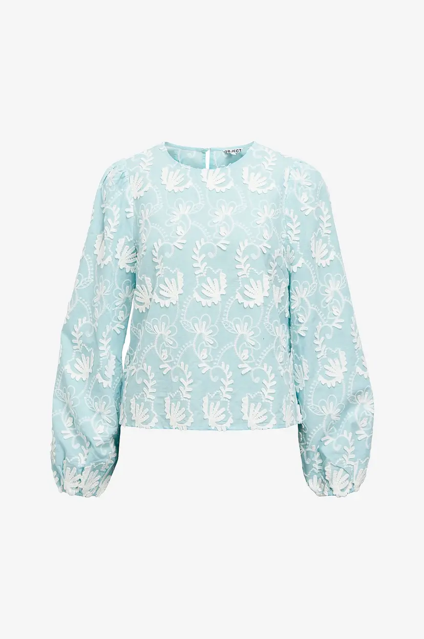 Object Collectors Item Bluse objMya Re L/S - Blå