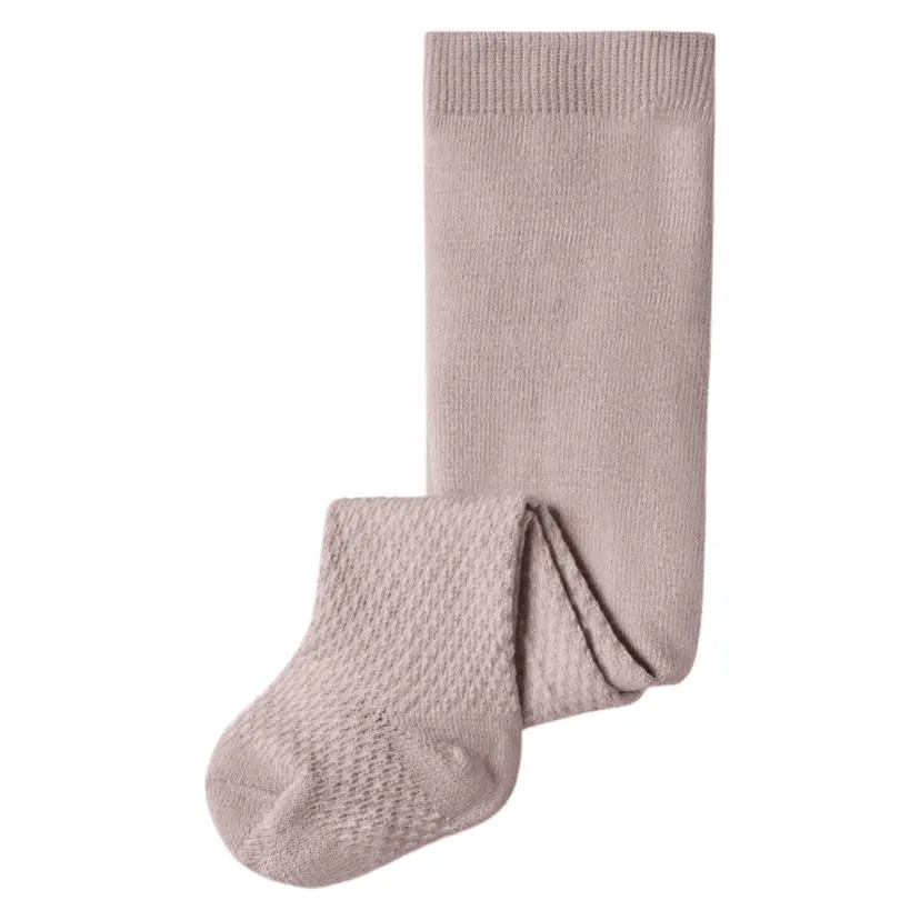 NAME IT Name It - Strømpebukse i Ull Baby Wakma Structure Shadow Gray