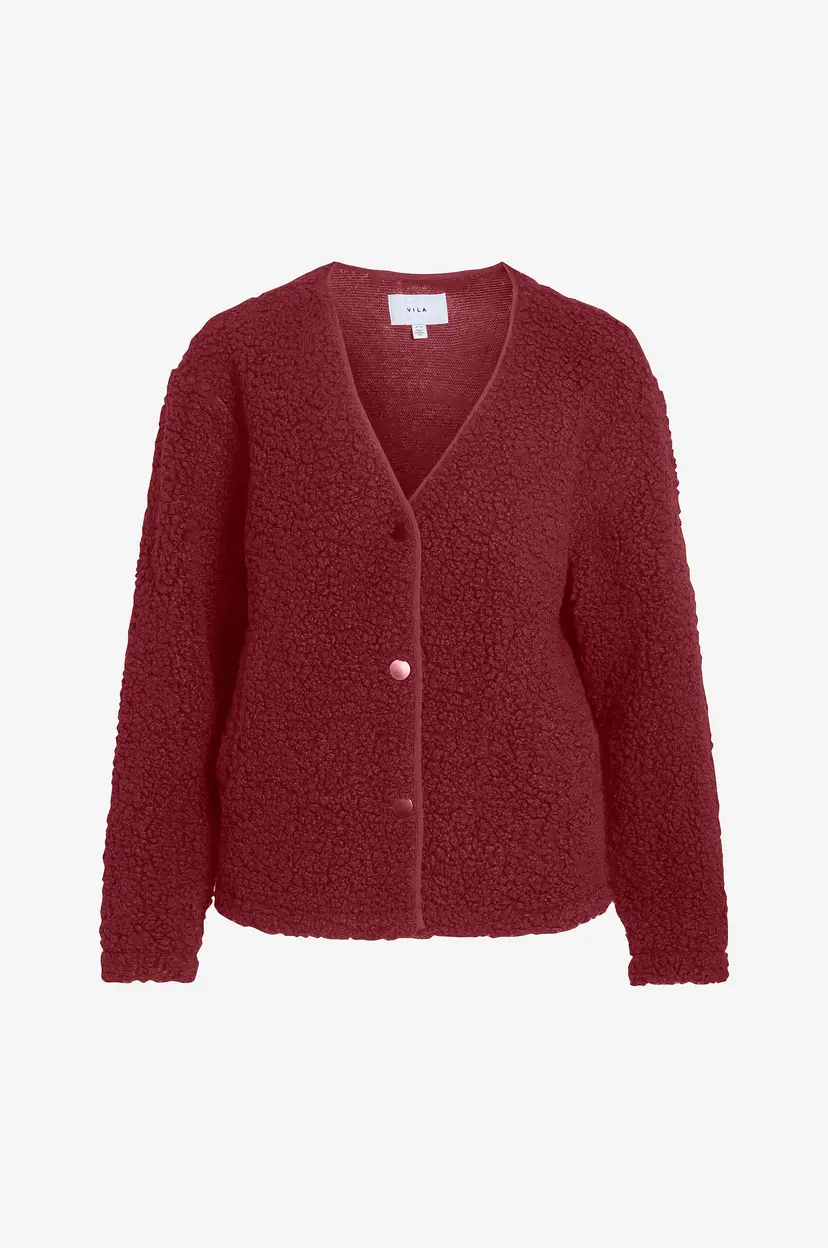 Vila Jakke viDania L/s Teddy - Rød