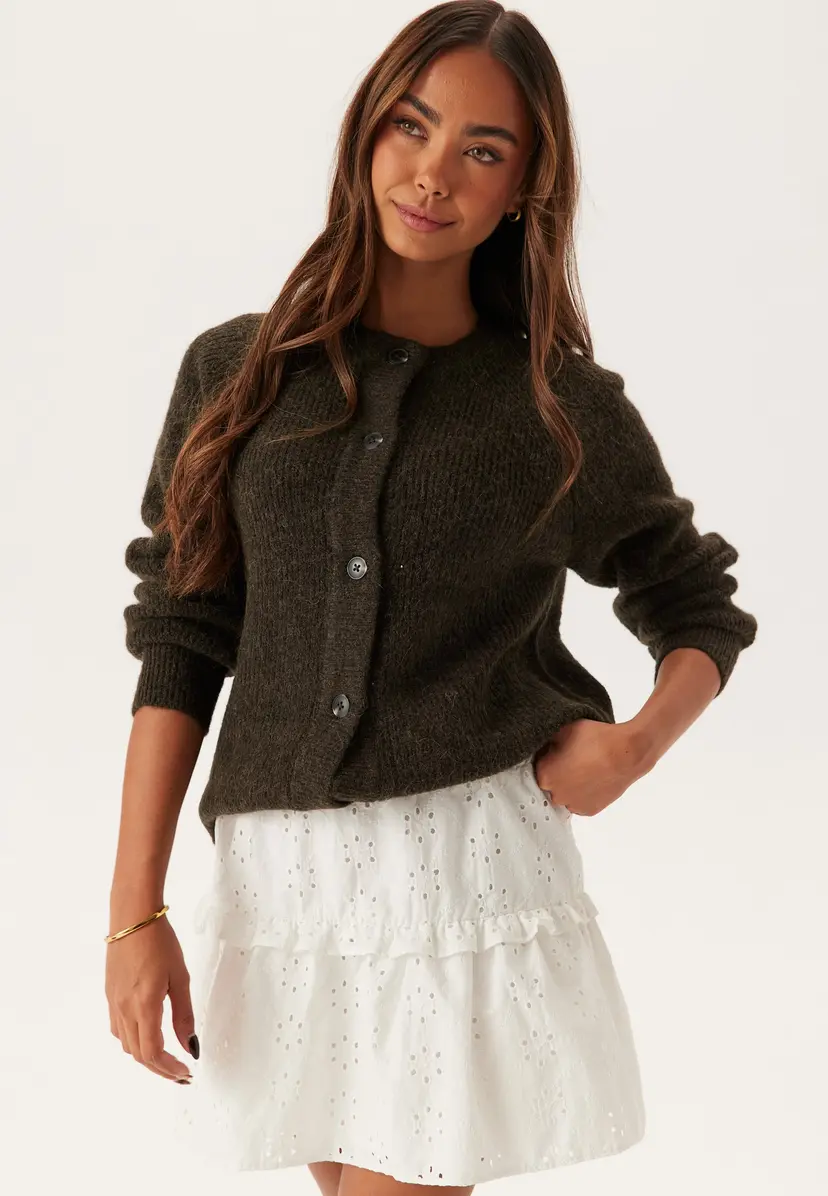 Selected Slflulu Ls Knit Short Cardigan