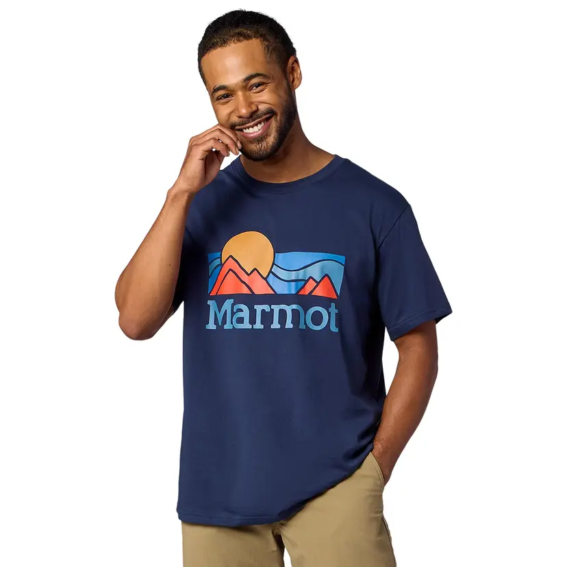 Marmot Marmot M's Coastal Tee Ss Nightfall Navy