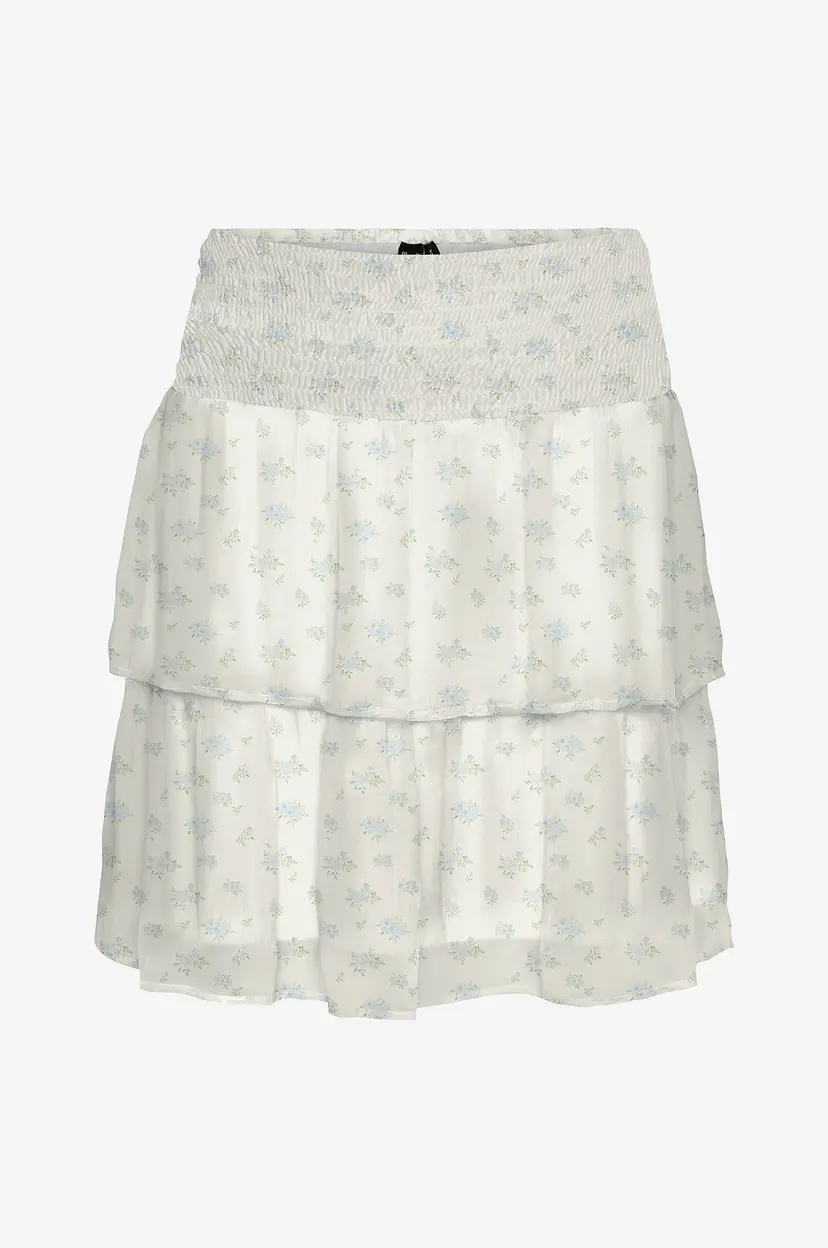 Vero Moda Skjørt Vmsmilla HW Smock Short Skirt Wvn G - Hvit