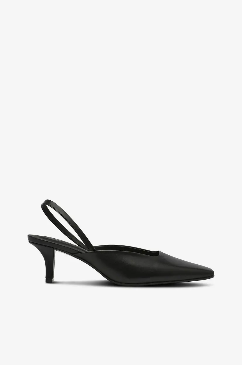 Calvin Klein Pumps Heel Mule Pump 50 - Lth - Svart