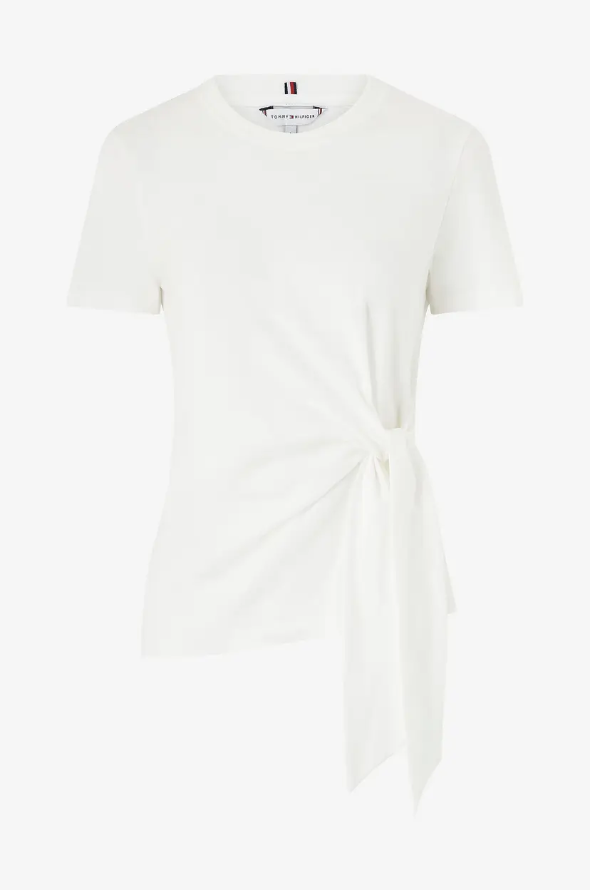 Tommy Hilfiger Topp Knot Boat-NK SS Tee - Beige