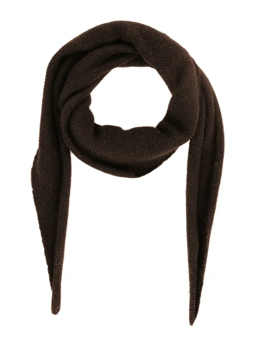Neo Noir Misty Knit Scarf Chocolate Brown