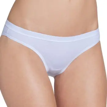 Sloggi Sloggi Truser Basic Plus Mini Brief Hvit bomull 36 Dame