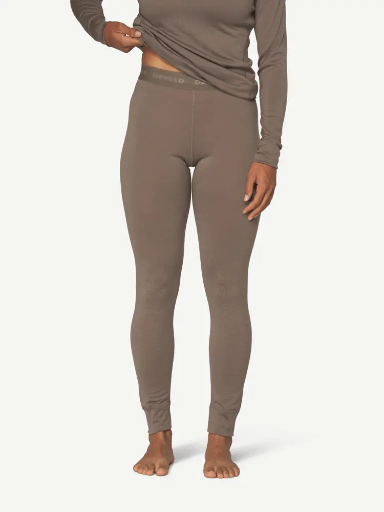 Devold Devold - Breeze Merino 150 Stilongs Dame - Large - Brun