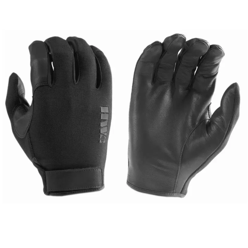 HWI HWI Gear Gloves Spandex Knit & Goatskin Leather Glove Black