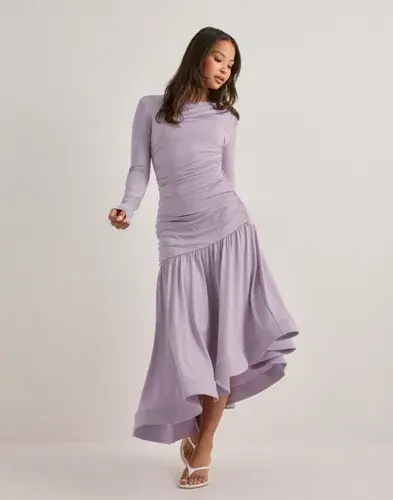 Malina Malina - Lilla - Lionelle Asymmetrical Ruffled