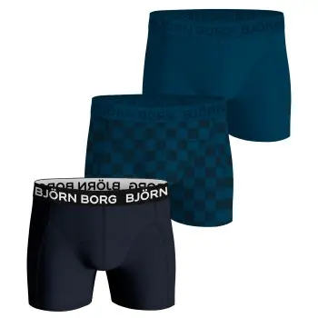 Björn Borg Björn Borg 3P Bamboo Cotton Boxers Svart/Blå Medium Herre