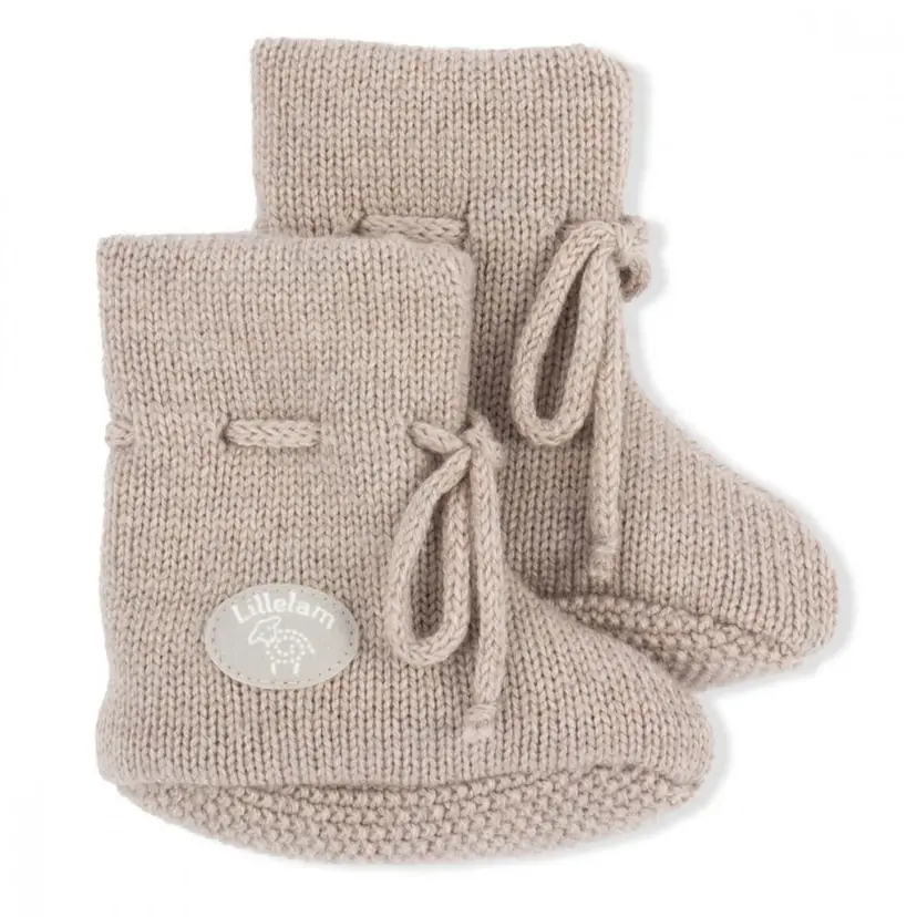 Lillelam Lillelam - Tøfler Ull, Beige