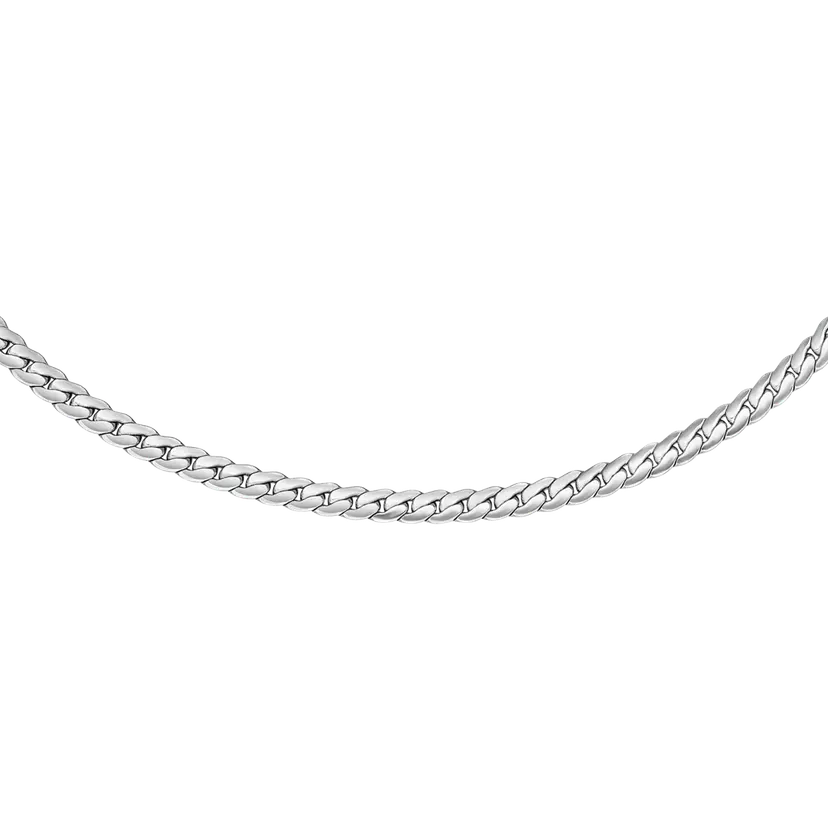 Daniel Wellington Silver Necklace Flat Chain S | DW