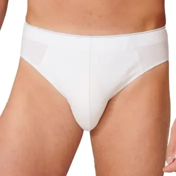 Schiesser Schiesser 95-5 Organic Cotton Mini Brief Hvit økologisk bomull Small Herre
