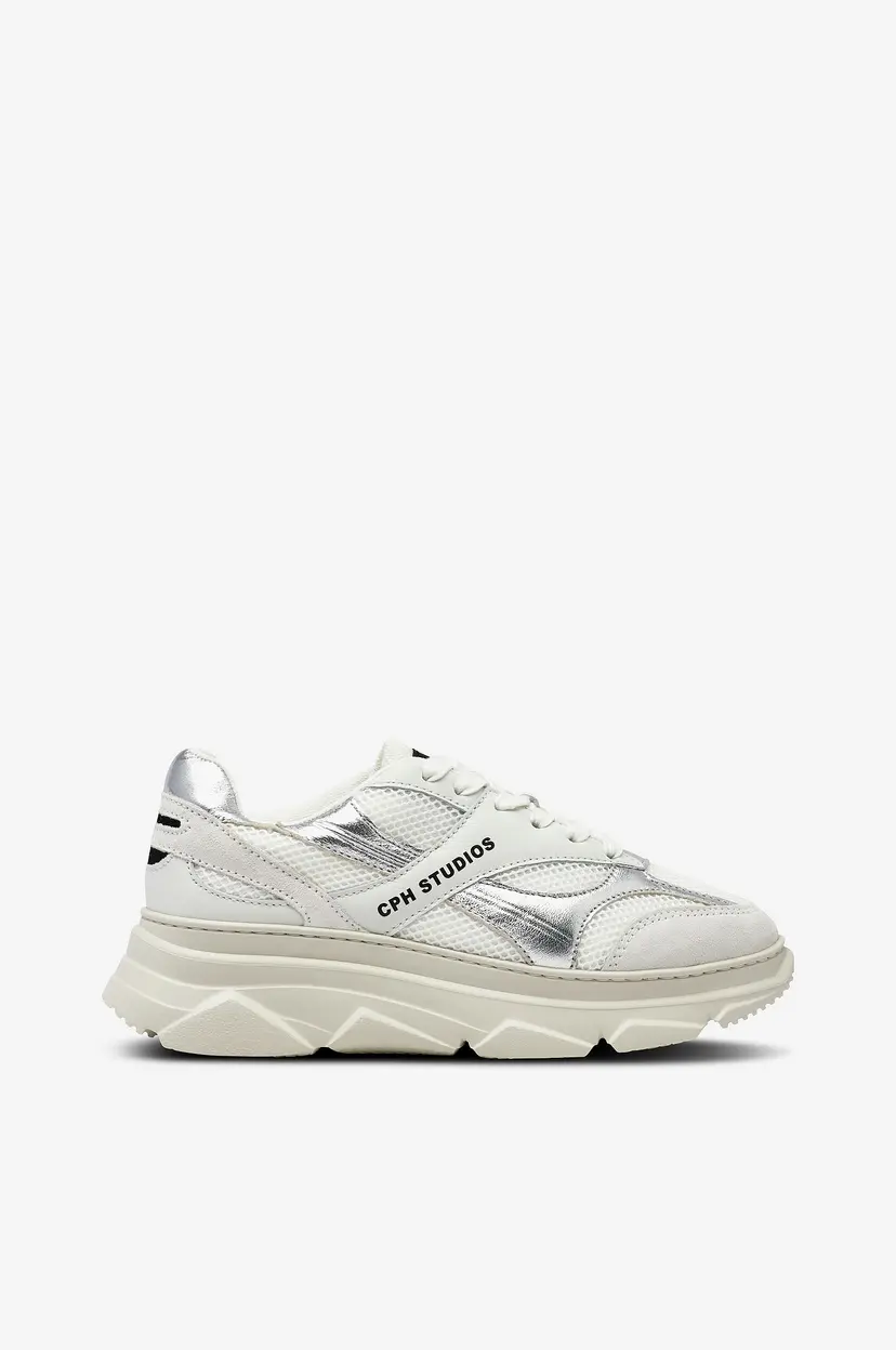 Copenhagen Studios Joggesko Cph54 Material Mix - Sølv