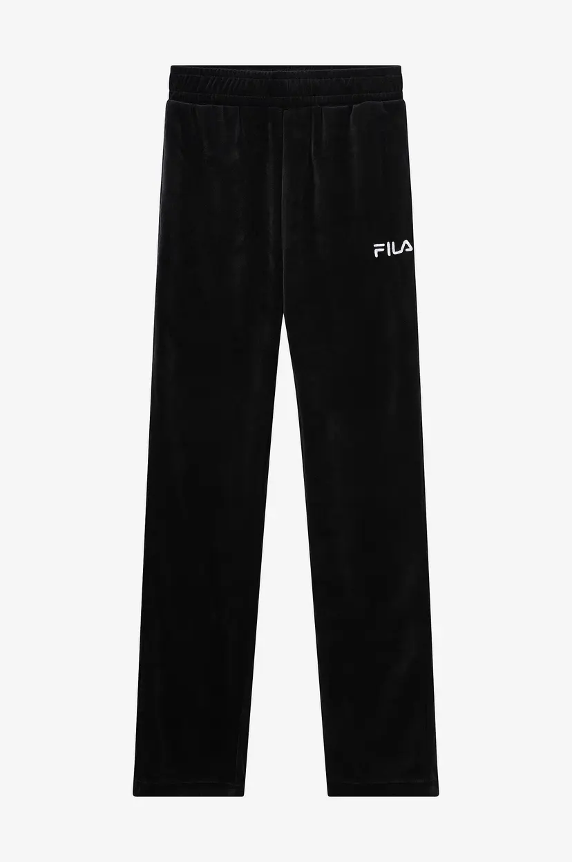Fila Treningsbukser Lonsheim Slim Velvet Track Pants - Svart