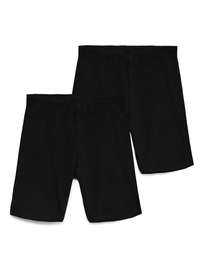 Vero Moda Girl Vero Moda Girl Maxi biker shorts 2-pakning  svart (158/164)