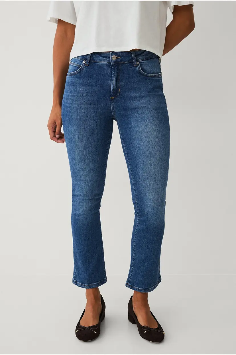 Ivy Copenhagen Jeans Ivy-johanna Kick Flare Jeans Wash Andora Mid Blue - Blå