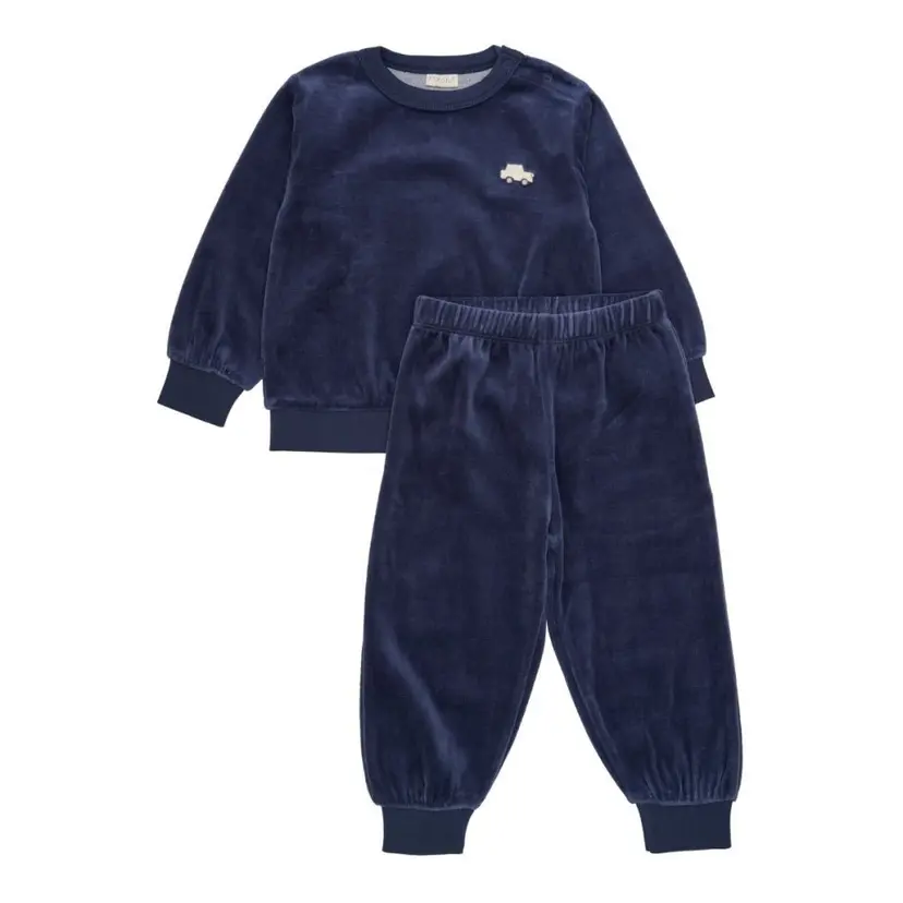 Fixoni Fixoni - 2 delt Sett i Velour Indigo Blue