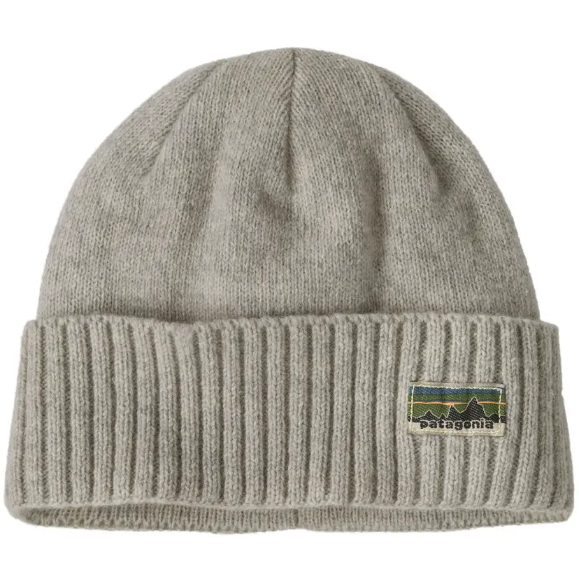Patagonia Patagonia Brodeo Beanie OG Legacy Label: Crisp Grey