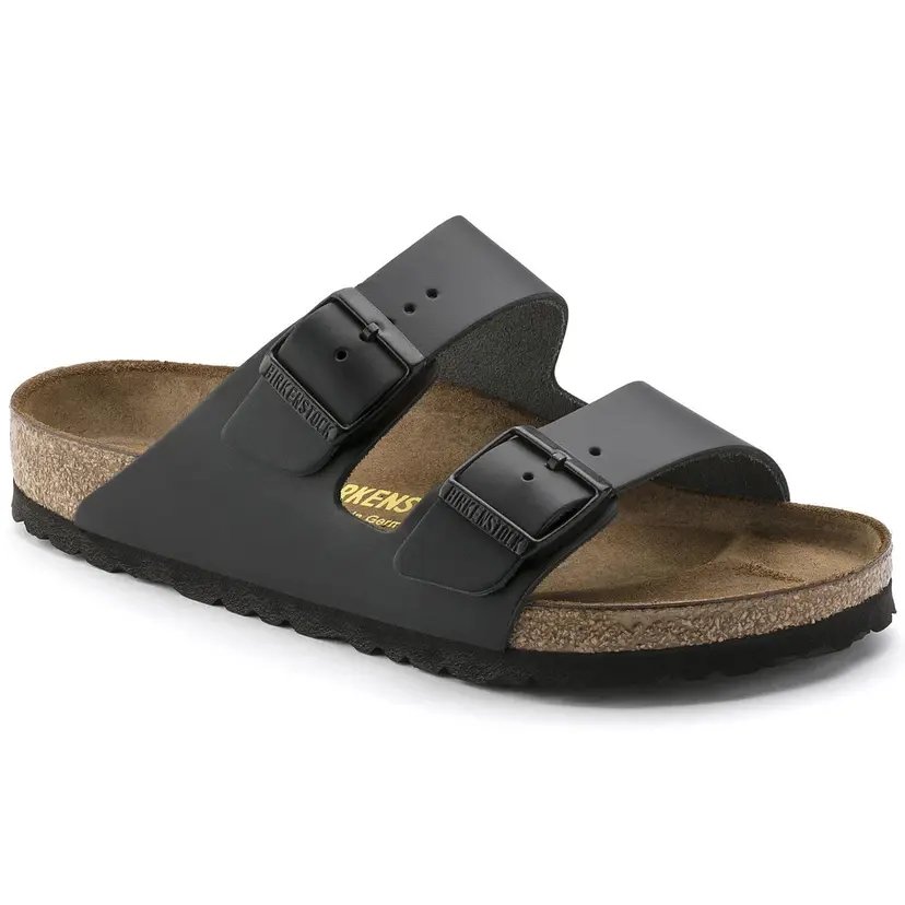 Birkenstock Birkenstock Arizona Natural Leather Regular Black