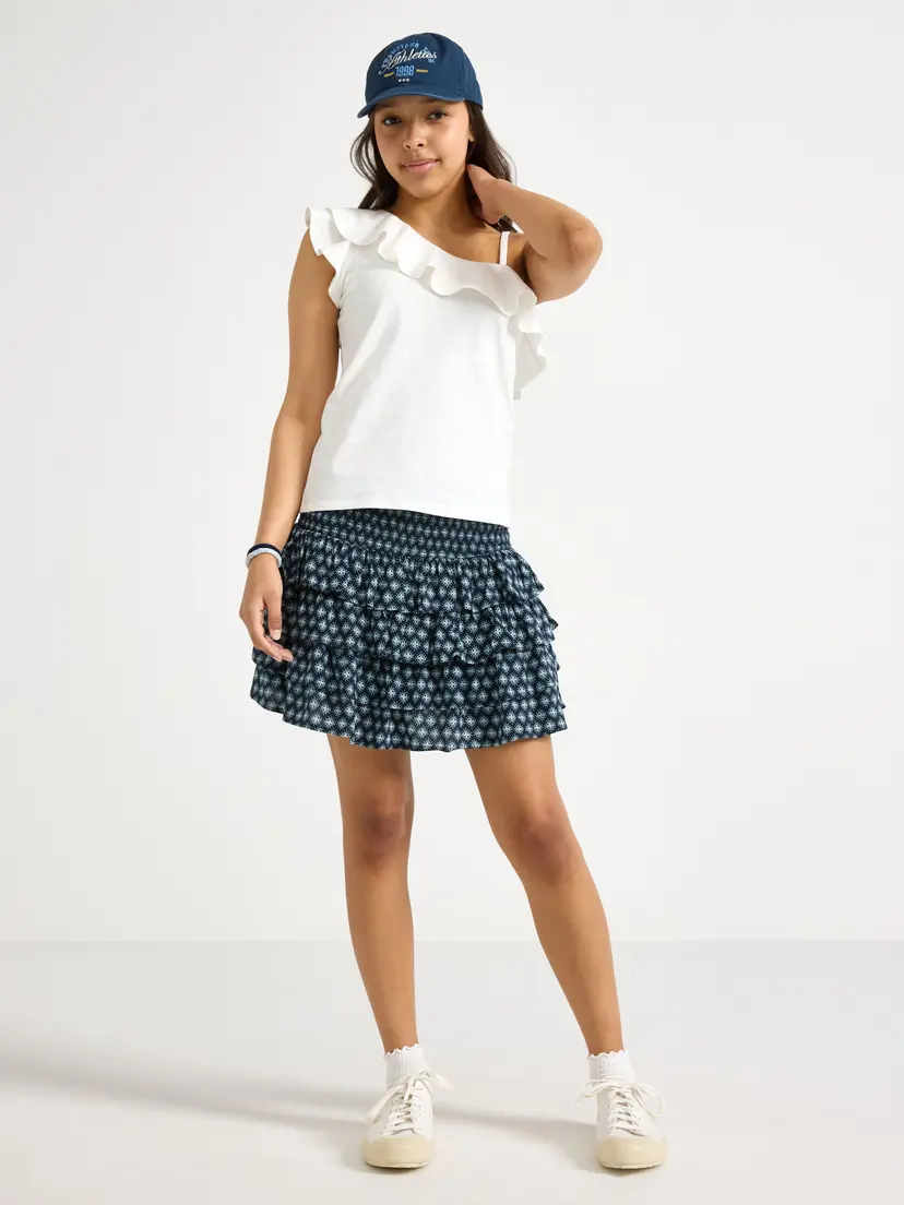Lindex Skjørt med volanger og shorts