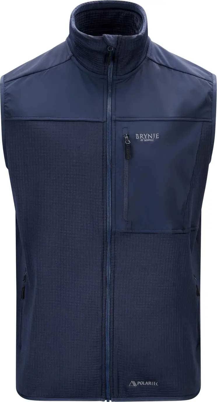 Brynje Brynje Unisex Polar Fleece Vest Navy