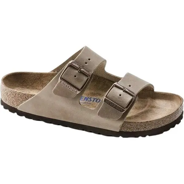 Birkenstock Birkenstock Arizona Soft Footbed Natural Leather Oiled Regular Tabacco Brown