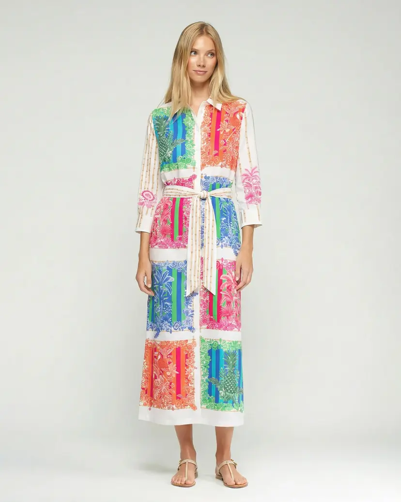 VilaGallo VilaGallo Bamboo Multicolour Shirt dress