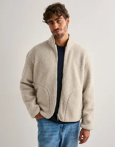 Que Sera Sera Que Sera Sera Pete Pile Jacket Vårjakker Beige