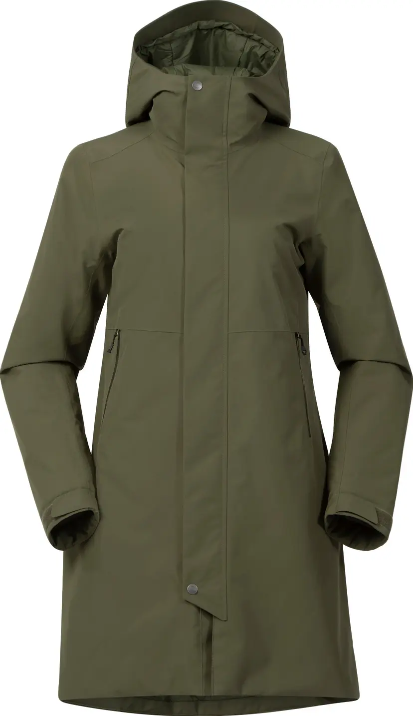 Bergans Bergans Women's Urban Insulated Shell Coat Dark Green Mud