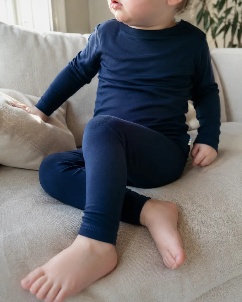 Joha Leggings i bambusviskose Navy