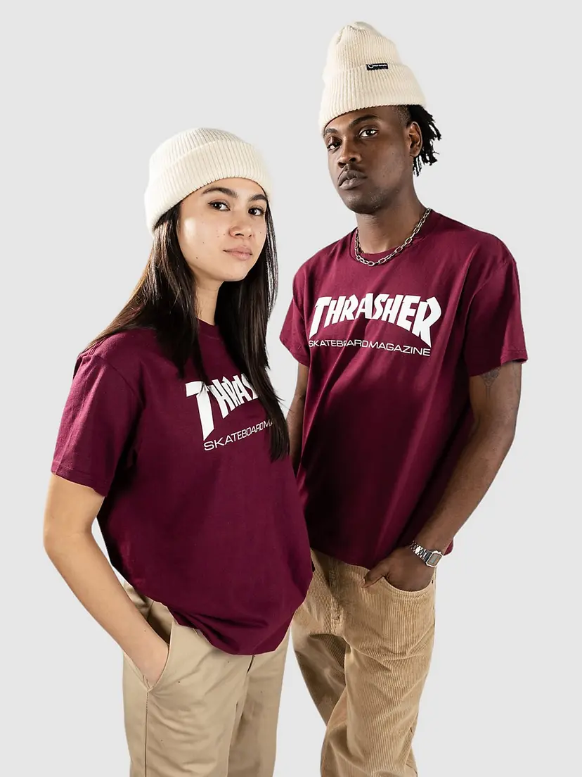 Thrasher Thrasher Skate Mag T-skjorte rød