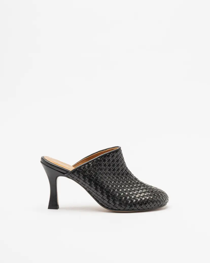 PROF PROF P-201 Black Clogs