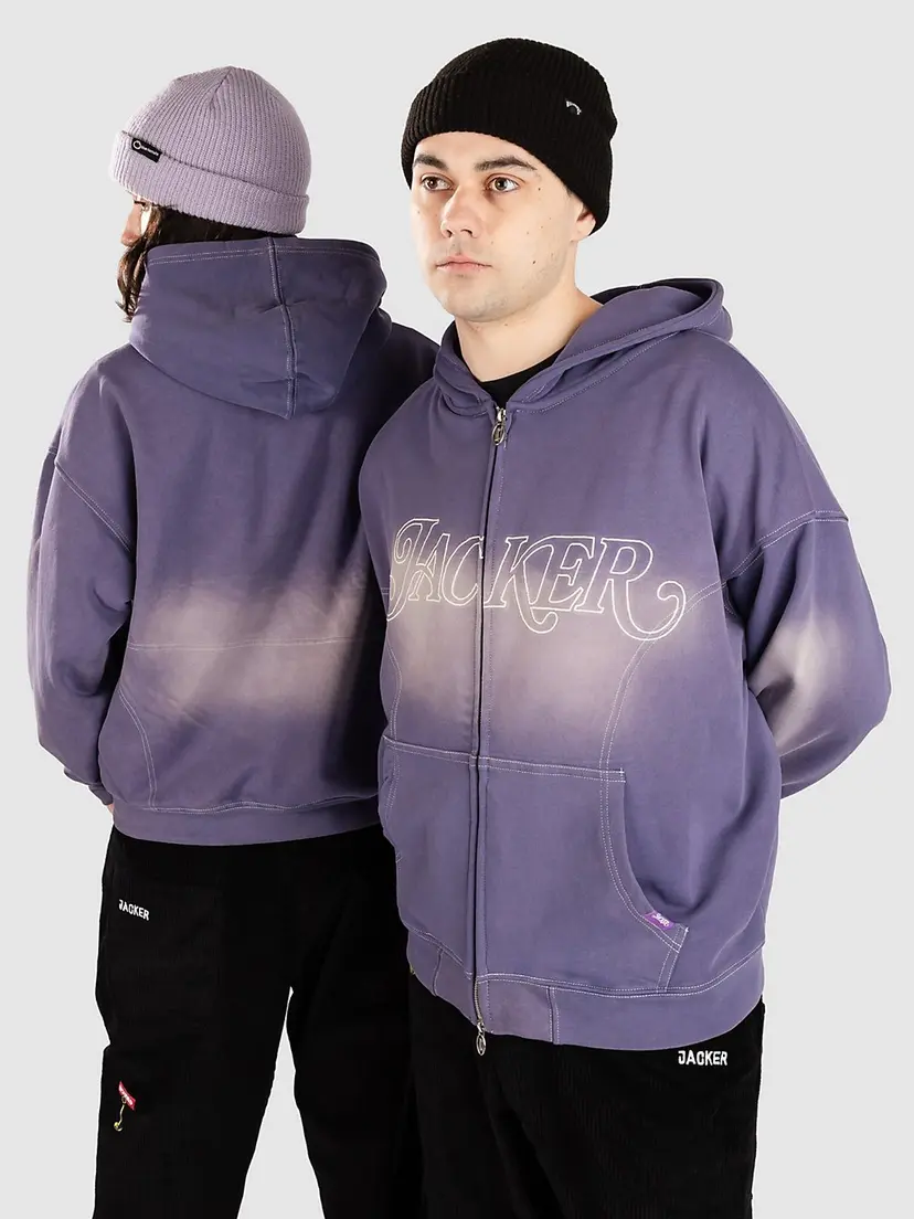 Jacker Jacker Rough Garment Dyed Premium Hettegenser med glidelås