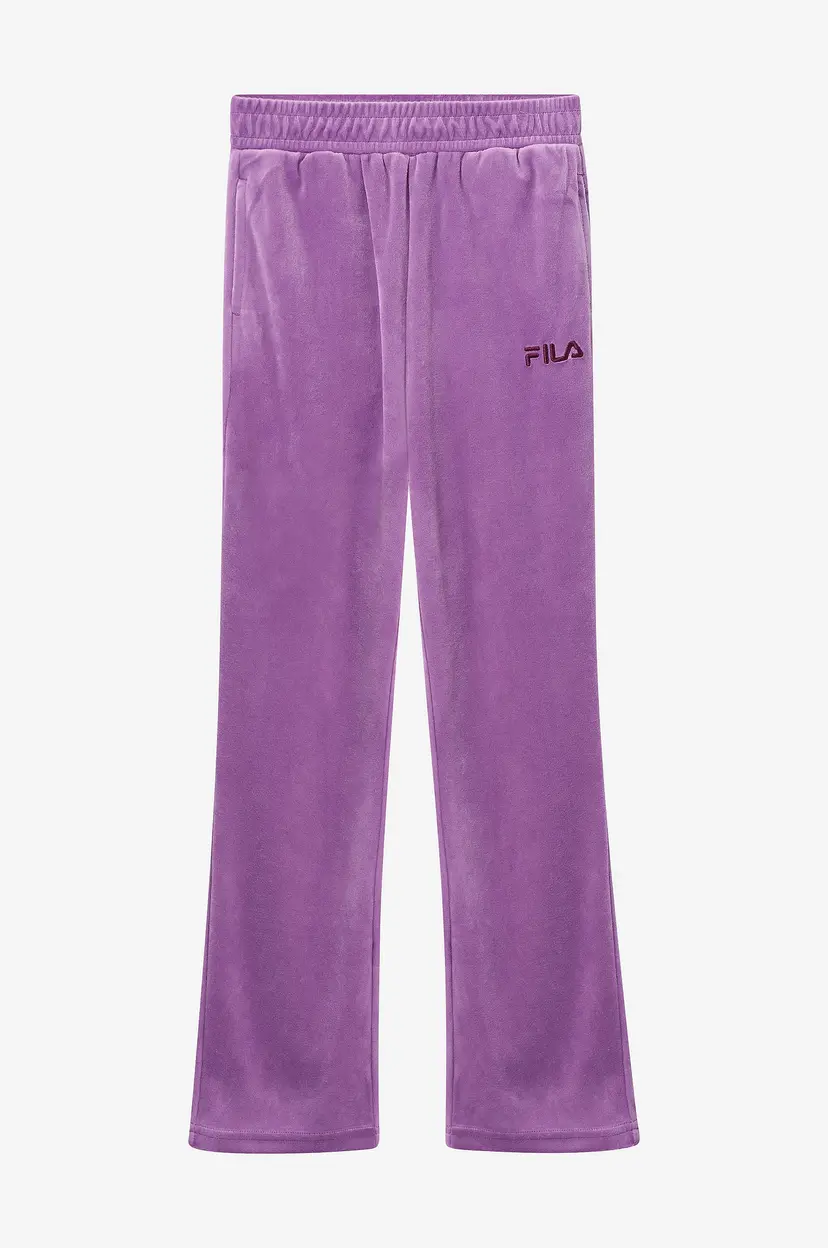 Fila Treningsbukser Lonsheim Slim Velvet Track Pants - Lilla