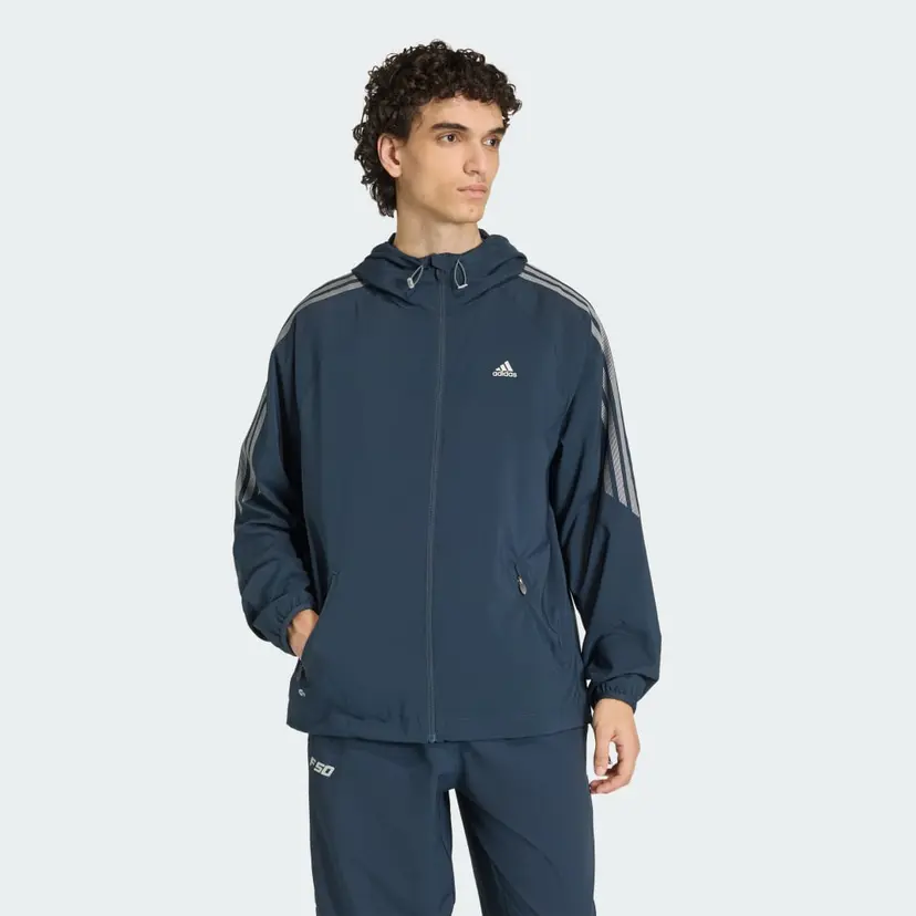 Adidas STRIPED REGULAR WINDRUNNER Jakke