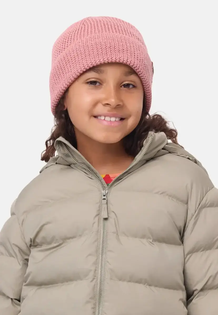 DANISH ENDURANCE MERINO FLEECE HUE TIL BØRN fra DANISH ENDURANCE, Lyserød