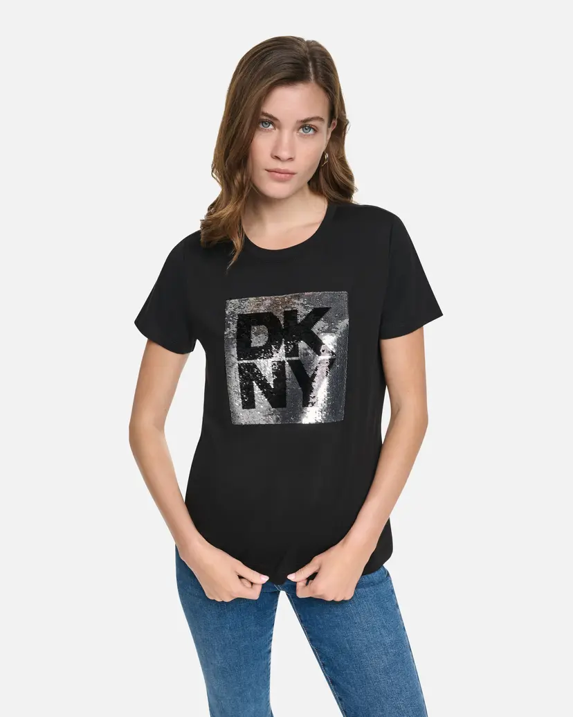 DKNY Jeans DKNY Jeans DJ6T1854 Black T-shirt