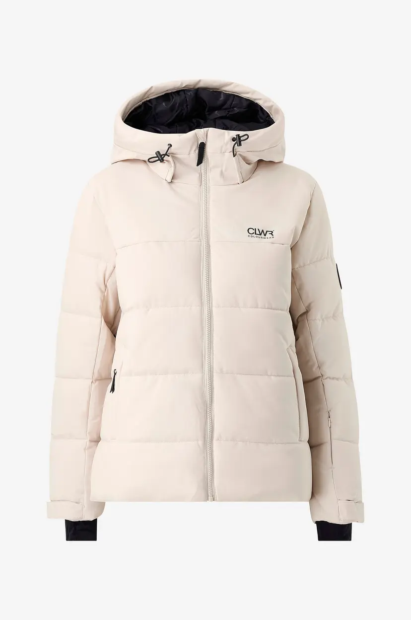 ColourWear Skijakke W Pole Jacket - Hvit