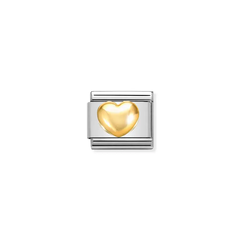 Nomination Raised Heart Gold
