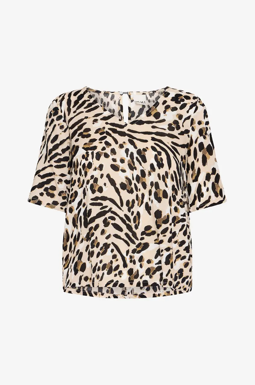 Ichi Bluse ihMarrakech Aop SS14 - Brun
