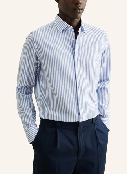 SEIDENSTICKER Seidensticker Stripe Shaped Fit New Kent Shirt