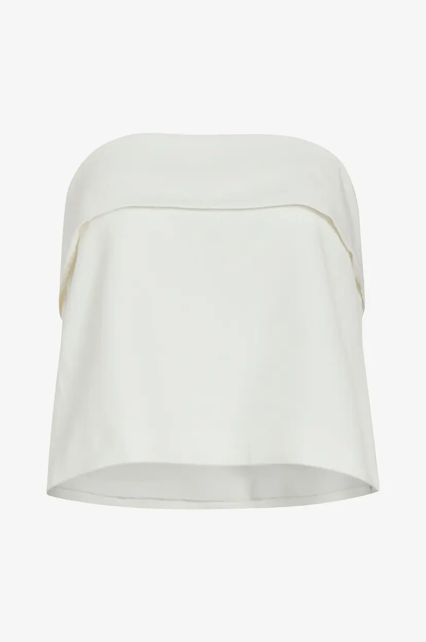 Vila Topp viGery Bandeau Short - Hvit