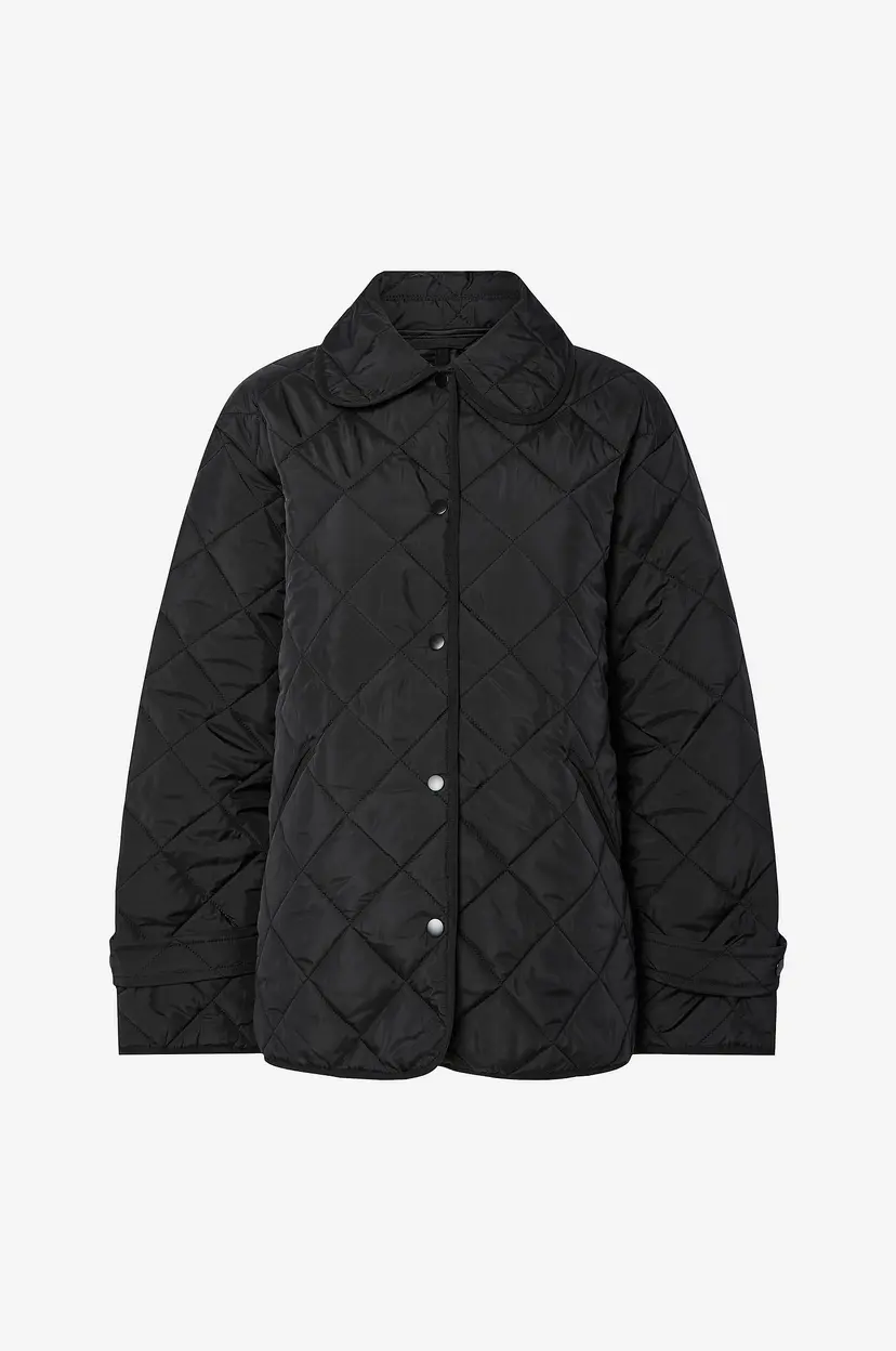 Pieces Jakke pcEmily Short Quilted Jacket - Svart