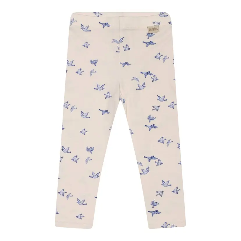 Petit Piao Petit Piao Legging Printed Blue Bird (62 / 3 mnd)