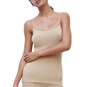 Femilet Femilet Juliana Chemise Top Benhvit merinoull Dame