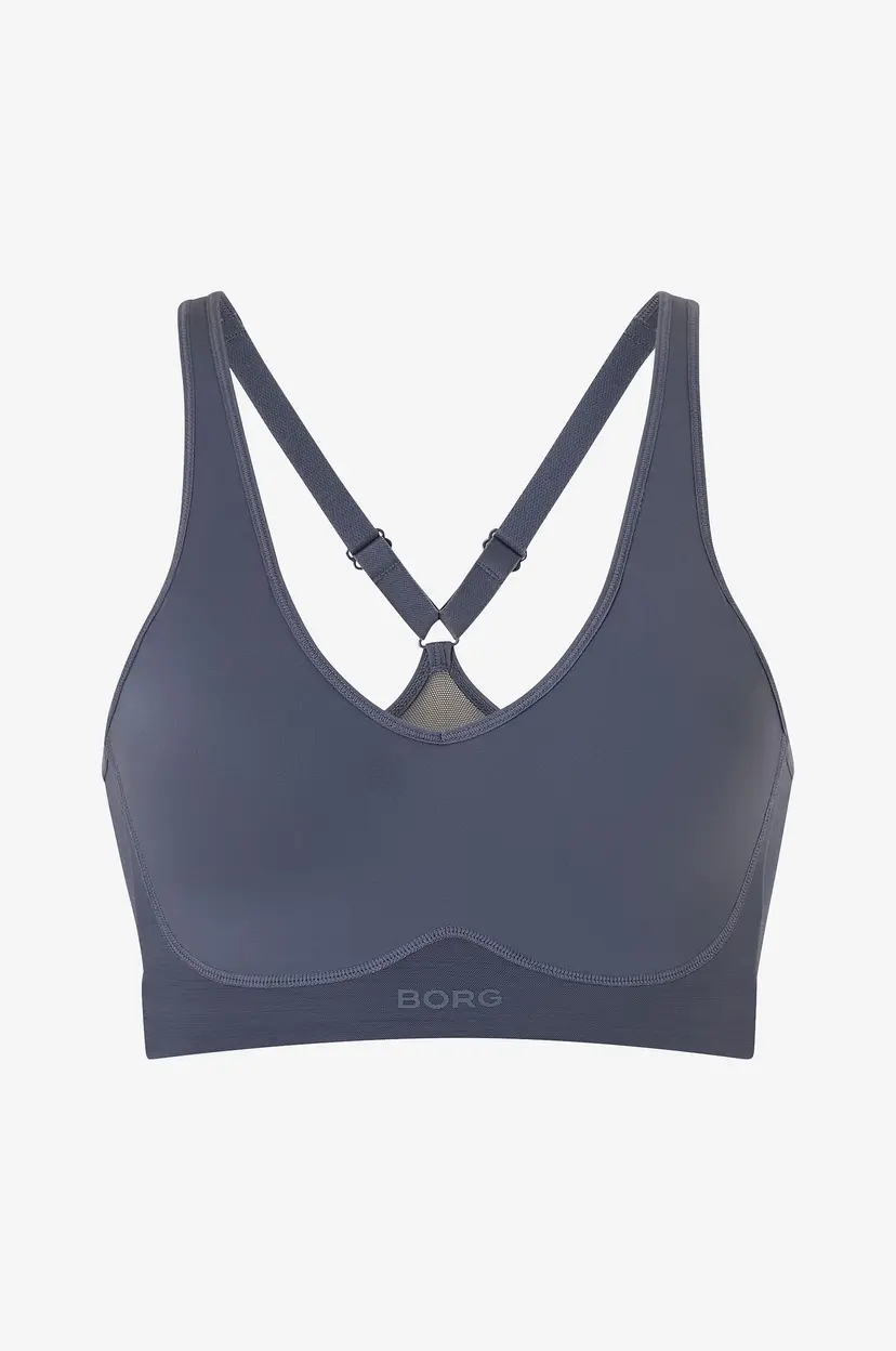 Björn Borg Sports-BH Borg Mid V Support Sports Bra - Grå